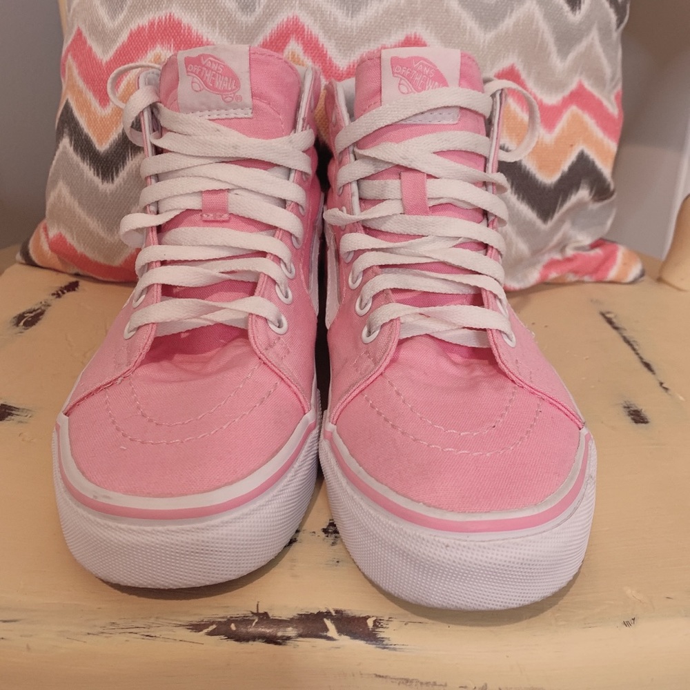 PINK VANS HIGHTOPS